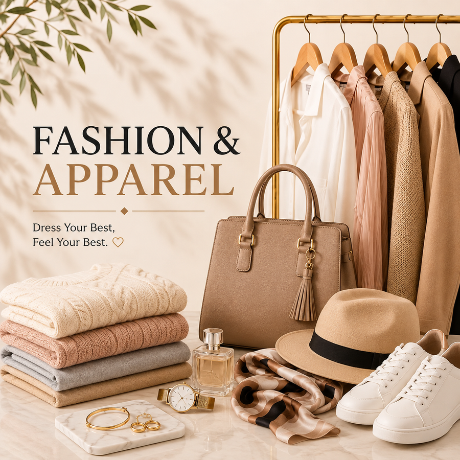 Fashion & Apparel | الأزياء والملابس