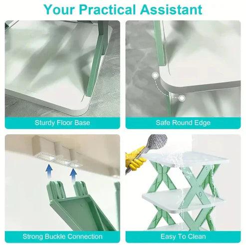 Strong 5-Layer Rack-Declutter Fast