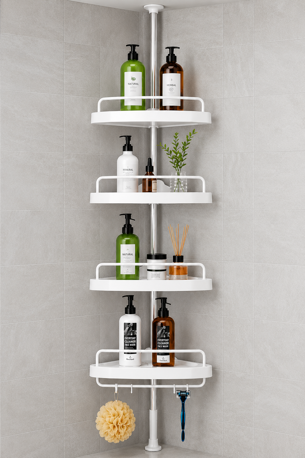 Washroom Corner Extension Rac